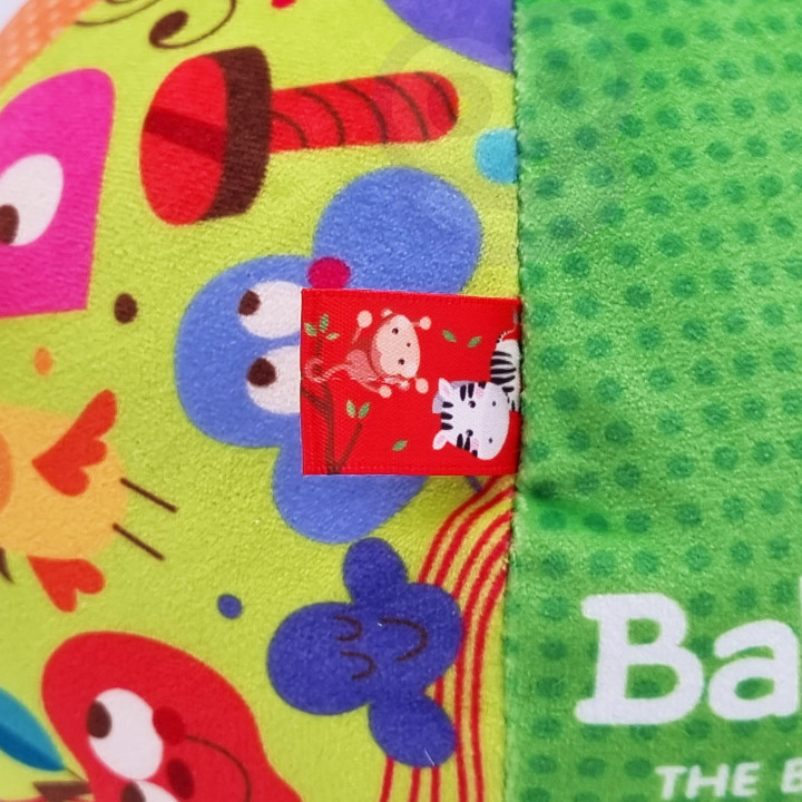 WOOPIE BABY Soft Sensory Ball Lady Label with Sew-in for Toddlers + Sound