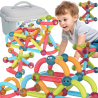 WOOPIE Magnetic Educational Building Blocks 52 pcs.