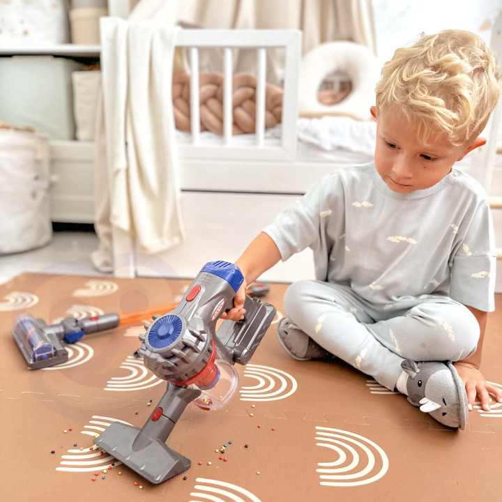 WOOPIE 3-in-1 Interactive Upright Vacuum Cleaner for Children with Suction Function
