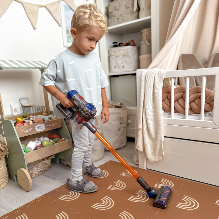 WOOPIE 3-in-1 Interactive Upright Vacuum Cleaner for Children with Suction Function