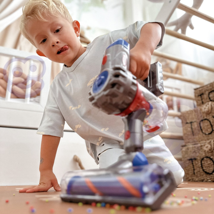 WOOPIE 3-in-1 Interactive Upright Vacuum Cleaner for Children with Suction Function