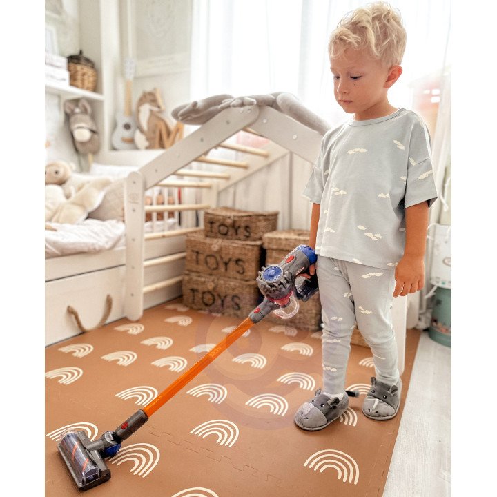 WOOPIE 3-in-1 Interactive Upright Vacuum Cleaner for Children with Suction Function