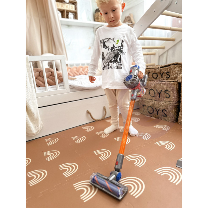 WOOPIE 3-in-1 Interactive Upright Vacuum Cleaner for Children with Suction Function