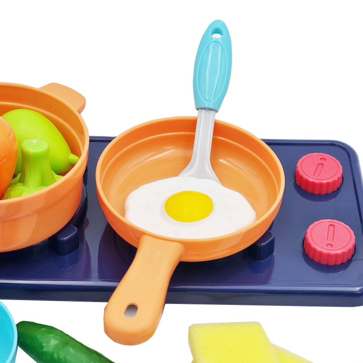 WOOPIE 2-in-1 Kitchen Sink for Kids Pink
