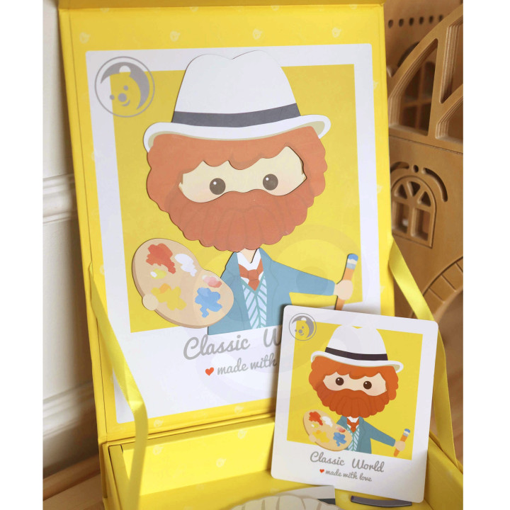 CLASSIC WORLD Magnetic Puzzle Fashion Photos Boys 32 pcs.
