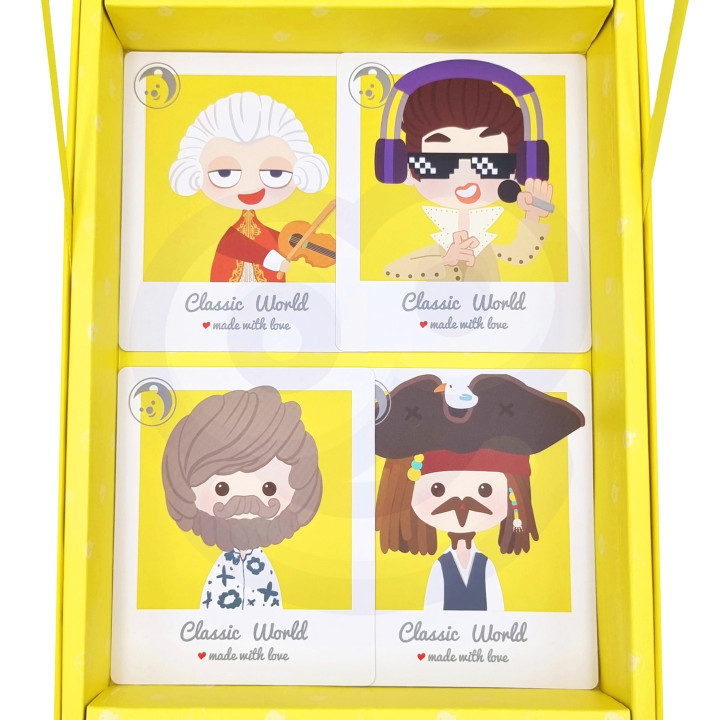 CLASSIC WORLD Magnetic Puzzle Fashion Photos Boys 32 pcs.