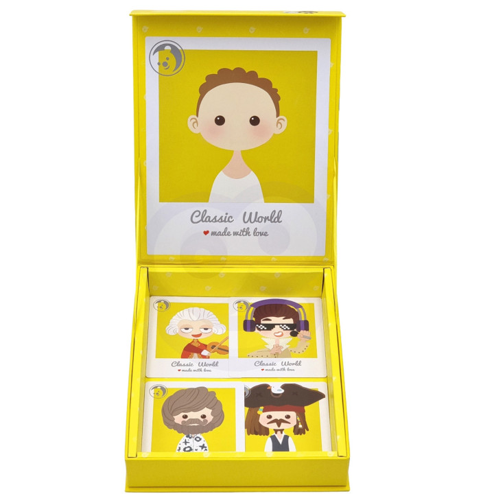 CLASSIC WORLD Magnetic Puzzle Fashion Photos Boys 32 pcs.