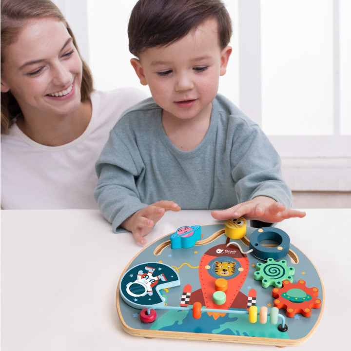 CLASSSIC WORLD Tablica Manipulacyjna Wielofunkcyjna 6w1 Podróżowanie