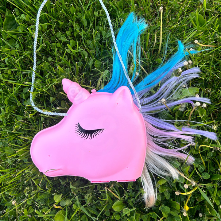 WOOPIE Dressing Table for Girls 2 in 1 Beauty Salon in a Unicorn Bag