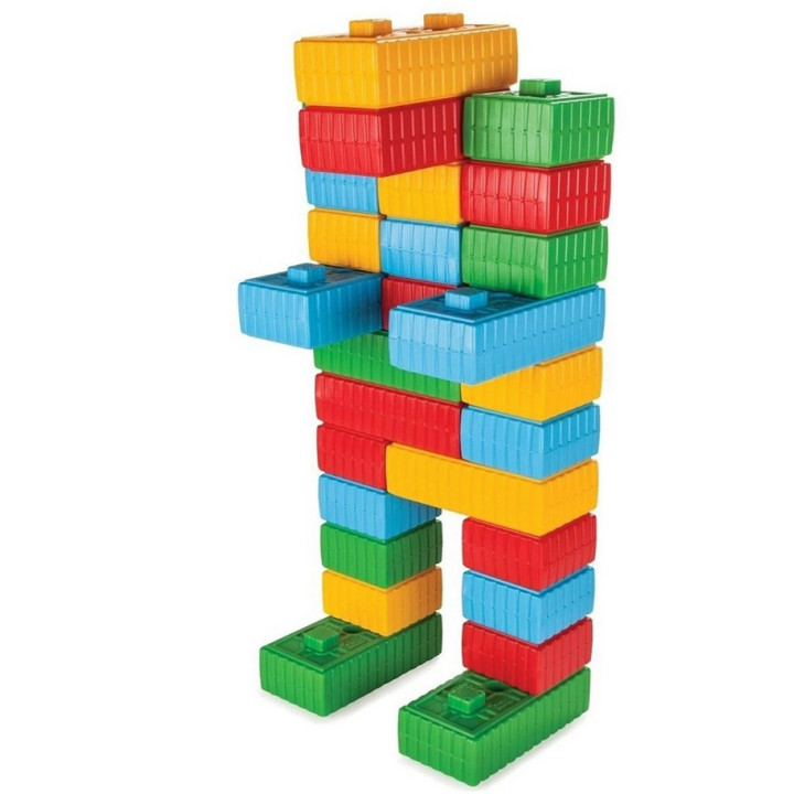 WOOPIE Construction Blocks XXL Set with Car 43 pcs.