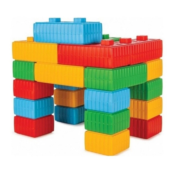 WOOPIE Construction Blocks XXL Set with Car 43 pcs.