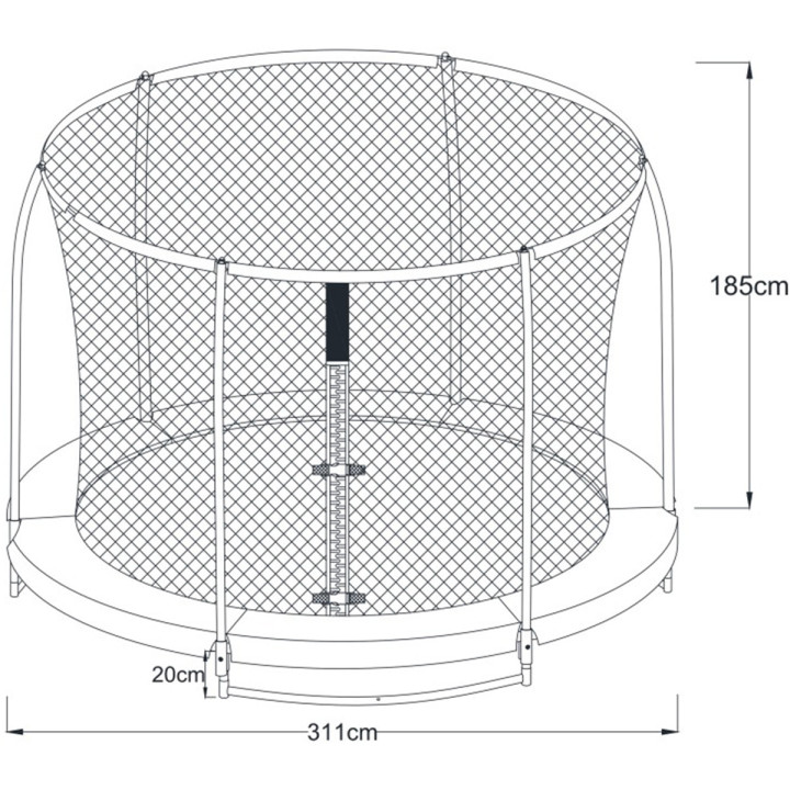 Axi Boston Trampoline 305 cm + Net