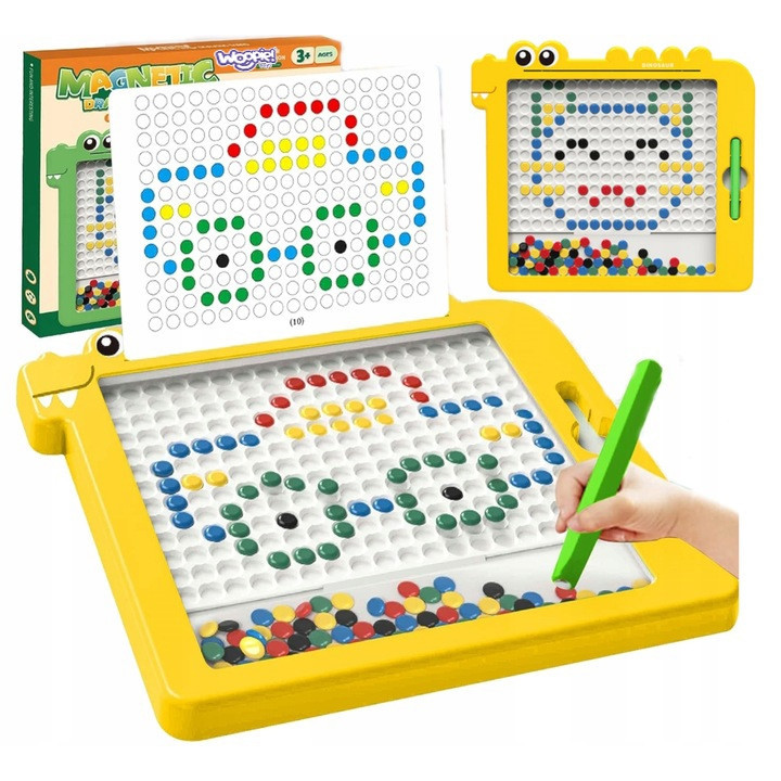 WOOPIE Magnetic Board for Children Montessori MagPad Dinosaur