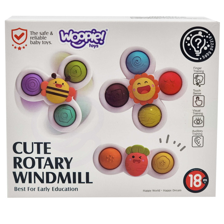 WOOPIE BABY Spinner 3-in-1 Sensory Educational Toy