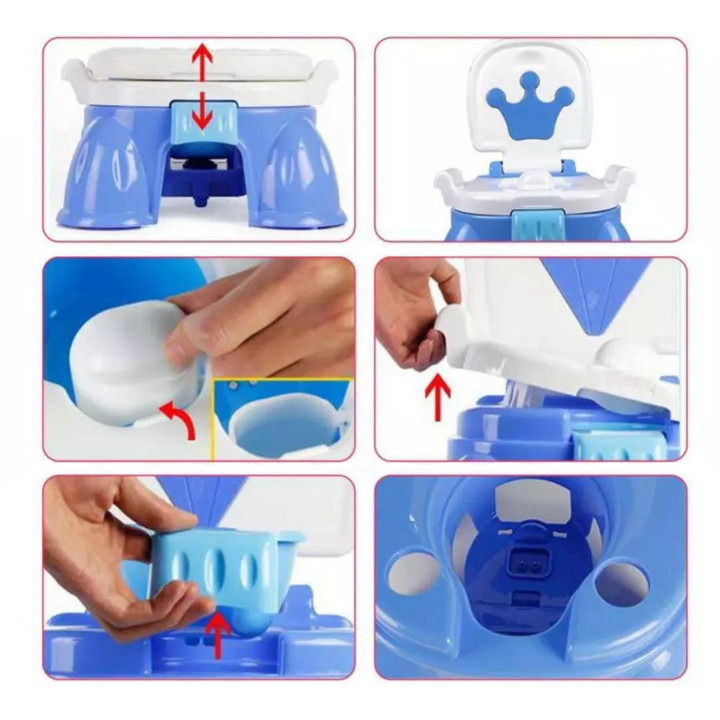 WOOPIE BABY First Potty for Children with Music 3in1 Chair Step