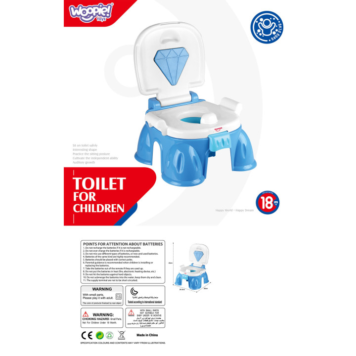 WOOPIE BABY First Potty for Children with Music 3in1 Chair Step