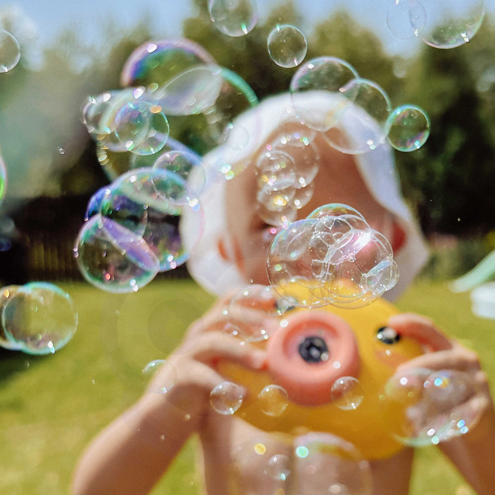 WOOPIE Chick Bubble Machine for Kids