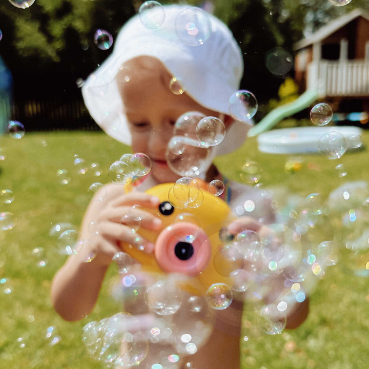 WOOPIE Chick Bubble Machine for Kids