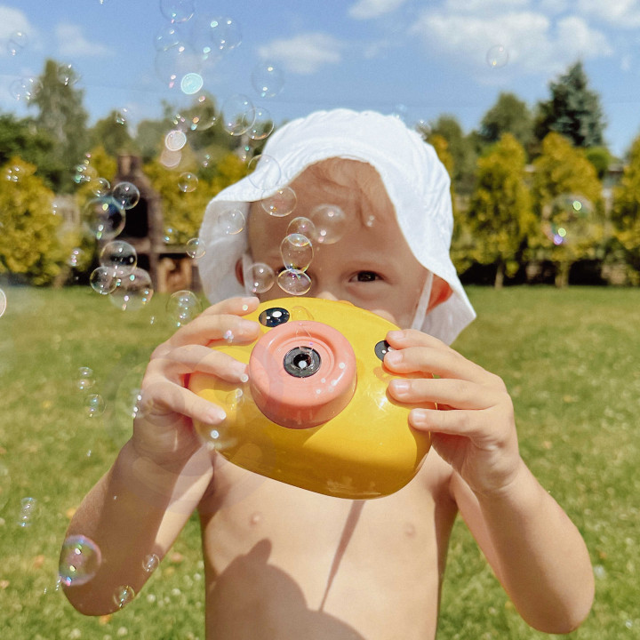 WOOPIE Chick Bubble Machine for Kids
