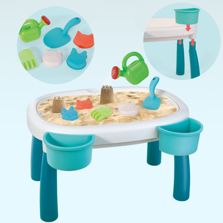 WOOPIE Water Table 2 in 1 Garden Sandbox Accessories 7 pcs