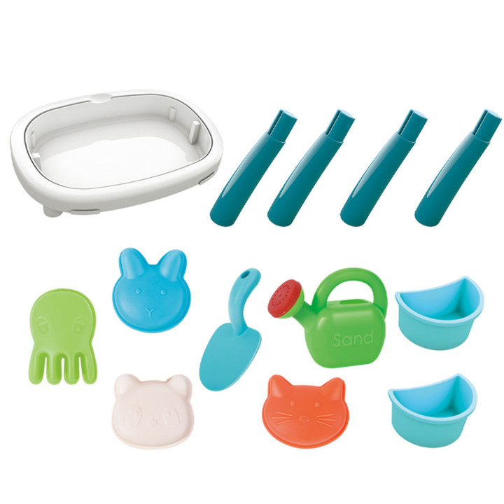 WOOPIE Water Table 2 in 1 Garden Sandbox Accessories 7 pcs