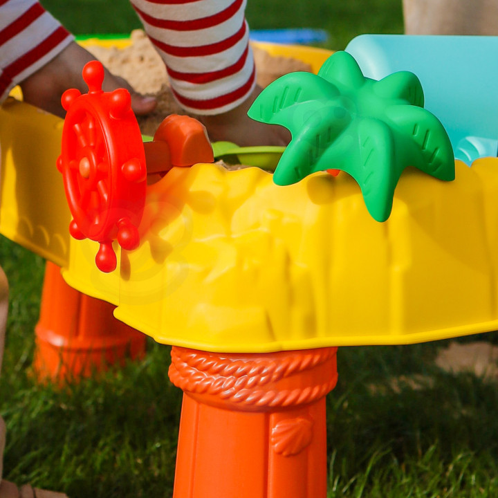WOOPIE Water Table 2in1 Sandbox Pirate Ship 8 acc.