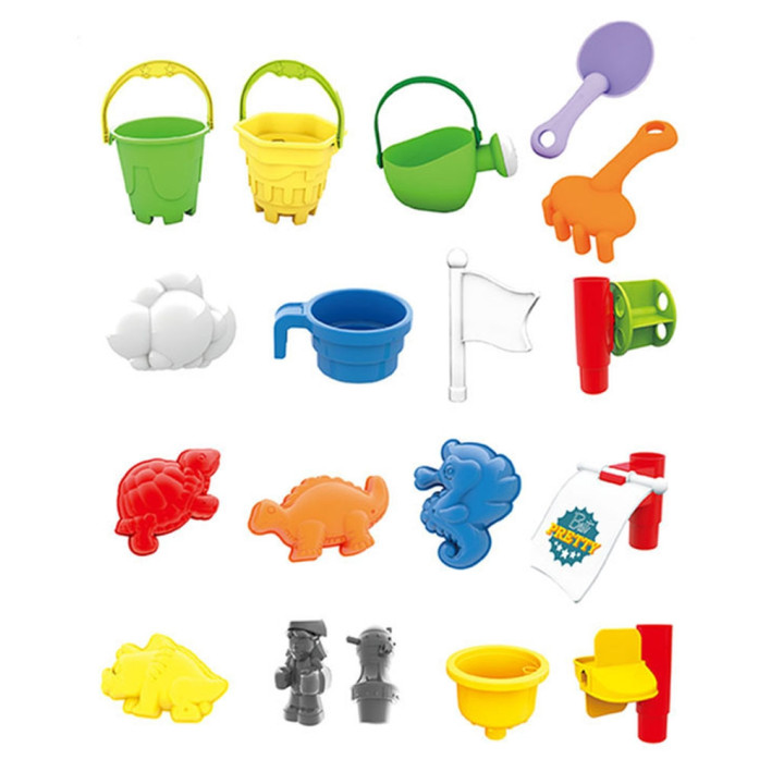 WOOPIE Water Table Sandbox 3in1 Pirate Ship 13 pcs.