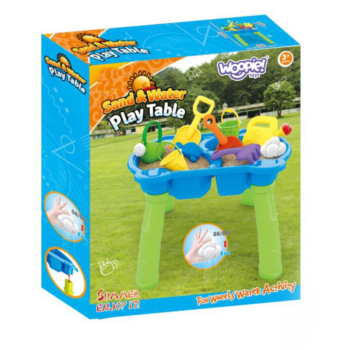 WOOPIE Water Table 2in1 Sandbox 9 acc.