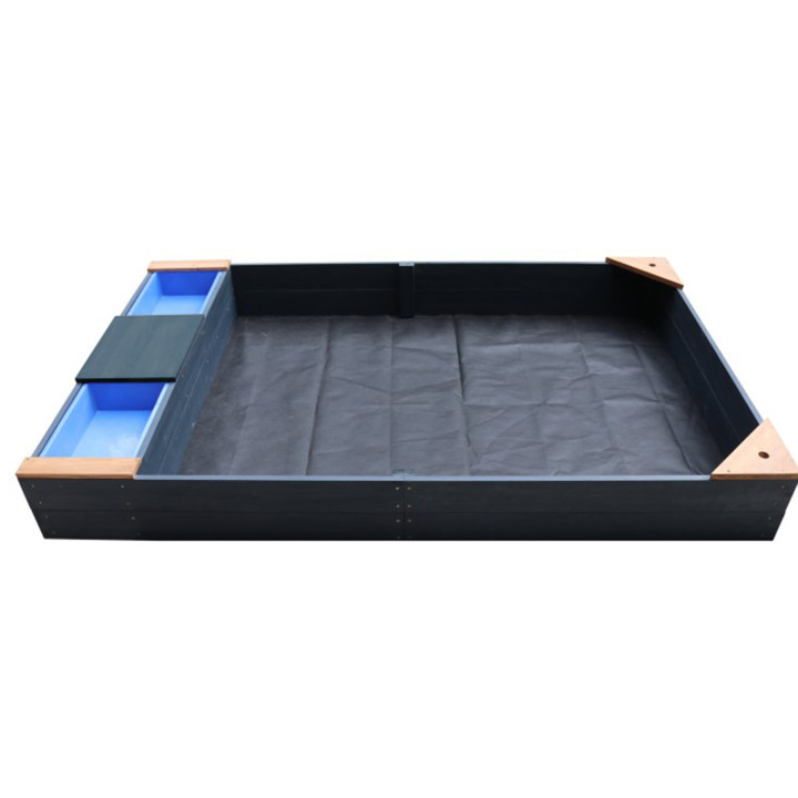 AXI Large Sandbox with Containers, Seat and Cover