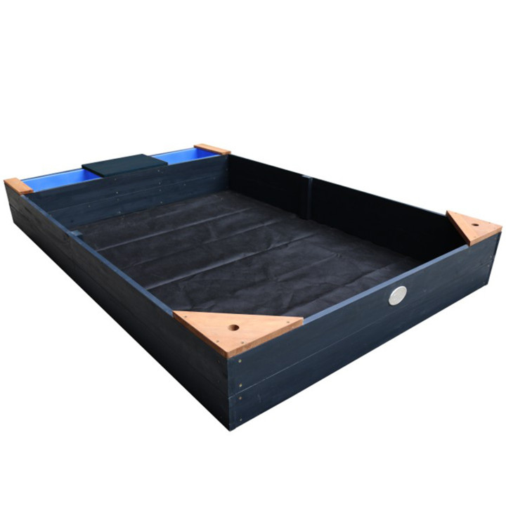 AXI Large Sandbox with Containers, Seat and Cover
