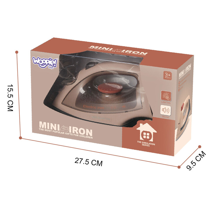 WOOPIE Iron with Sprayer, Light and Sound for Kids