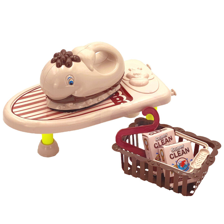 WOOPIE 2-in-1 Ironing Set, Iron Board with Music, 7 pcs.