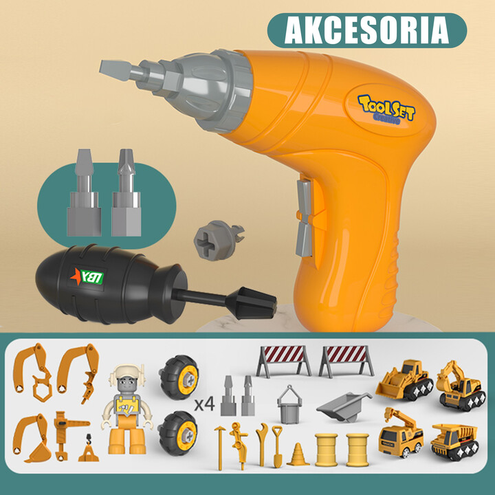 WOOPIE Mega Construction Site 5in1 XXL DIY Screwing Kit