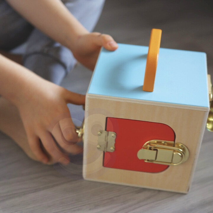 Tooky Toy Edukacyjne Pudełko dla Dzieci z 6w1 od 3 Lat