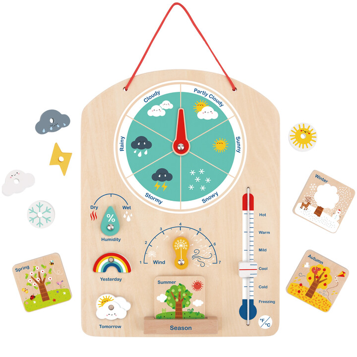 Tooky Toy Edukacyjne Pudełko dla Dzieci z 6w1 od 3 Lat