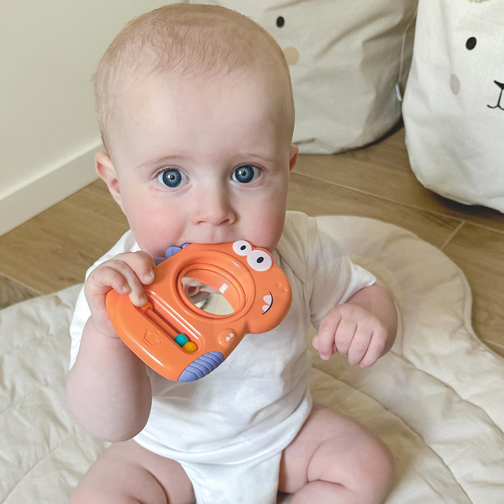 WOOPIE BABY Sensory Toy Teether Mirror Dino