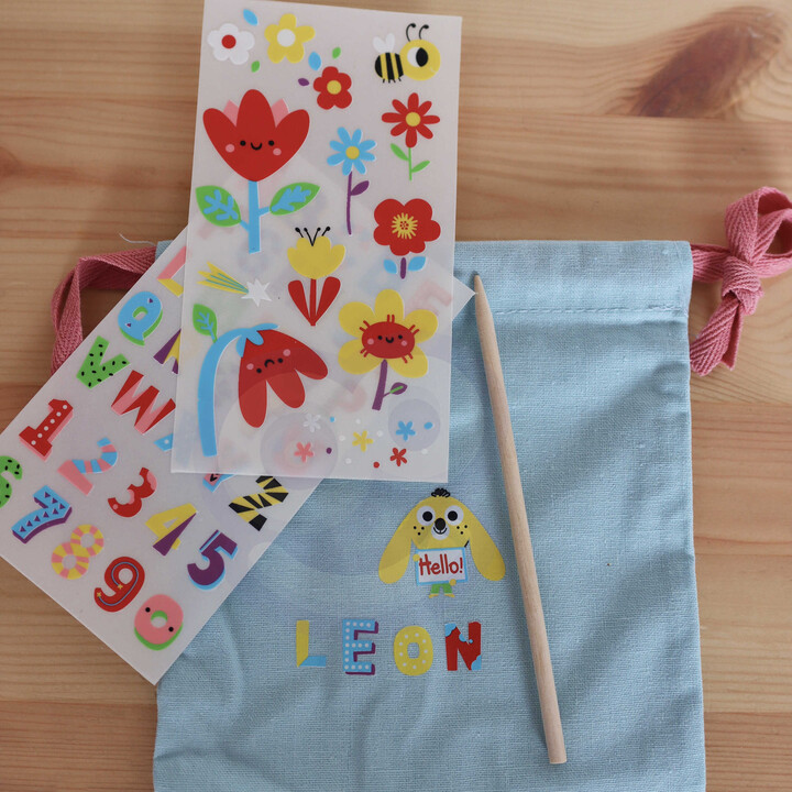 WOOPIE ART&FUN Creative Set Magic Bag + Stickers for Decoration over 109 pcs (SET OF 5)