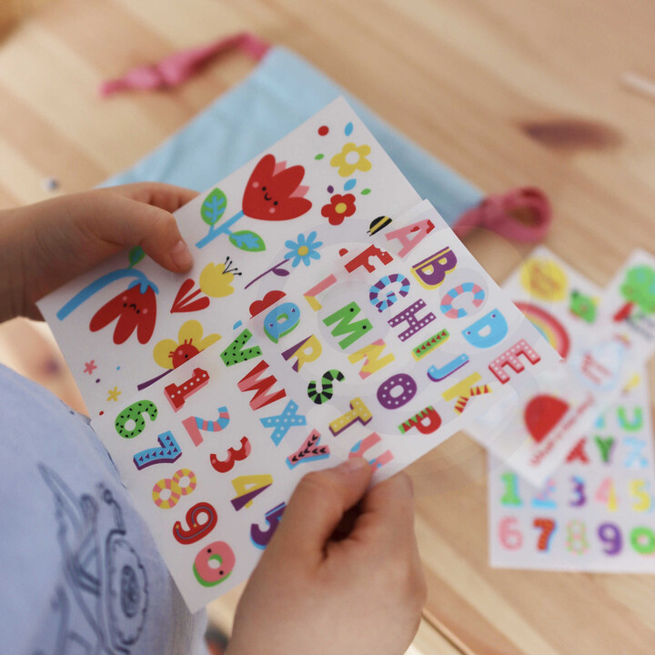 WOOPIE ART&FUN Creative Set Magic Bag + Stickers for Decoration over 109 pcs (SET OF 5)