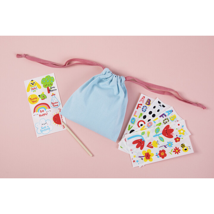 WOOPIE ART&FUN Creative Set Magic Bag + Stickers for Decoration over 109 pcs (SET OF 5)