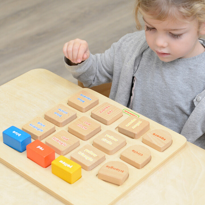 MASTERKIDZ Educational Board Shapes and Colors Sorter