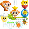 WOOPIE BABY Monkey Bath Water Toy + Cup