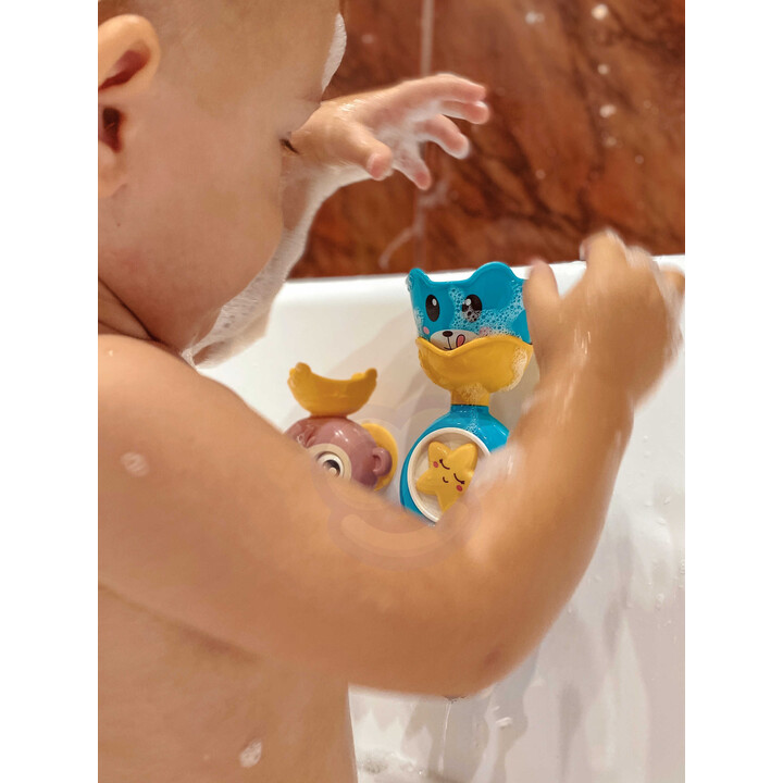 WOOPIE BABY Monkey Bath Water Toy + Cup