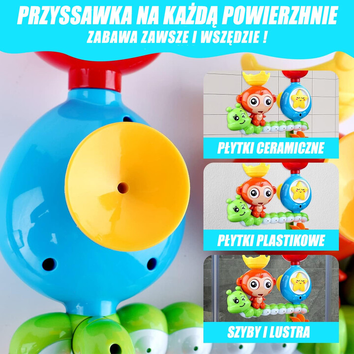 WOOPIE BABY Monkey Bath Water Toy + Cup