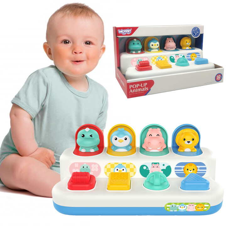 WOOPIE BABY Educational Toy Pop-Up Animals