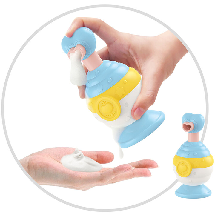 WOOPIE BABY Bath Toys Cup + Duck + Soap Dispenser Set