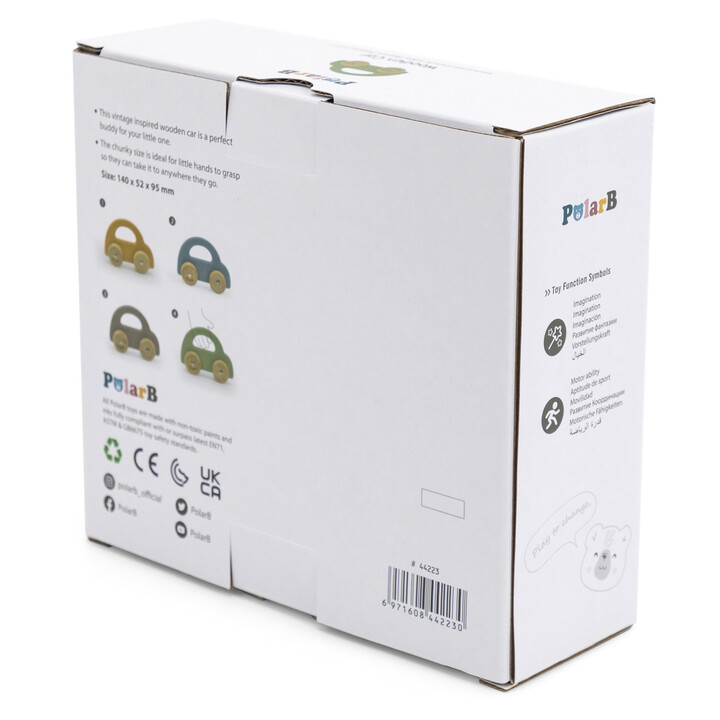 VIGA PolarB Wooden Push Car Green