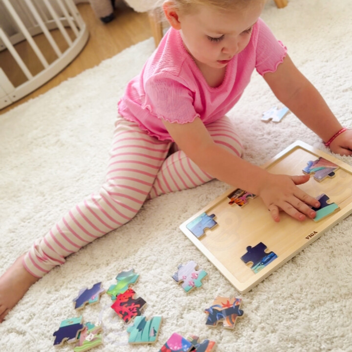 VIGA Wooden Puzzle 24 Pieces Puzzle Secrets of the Sea
