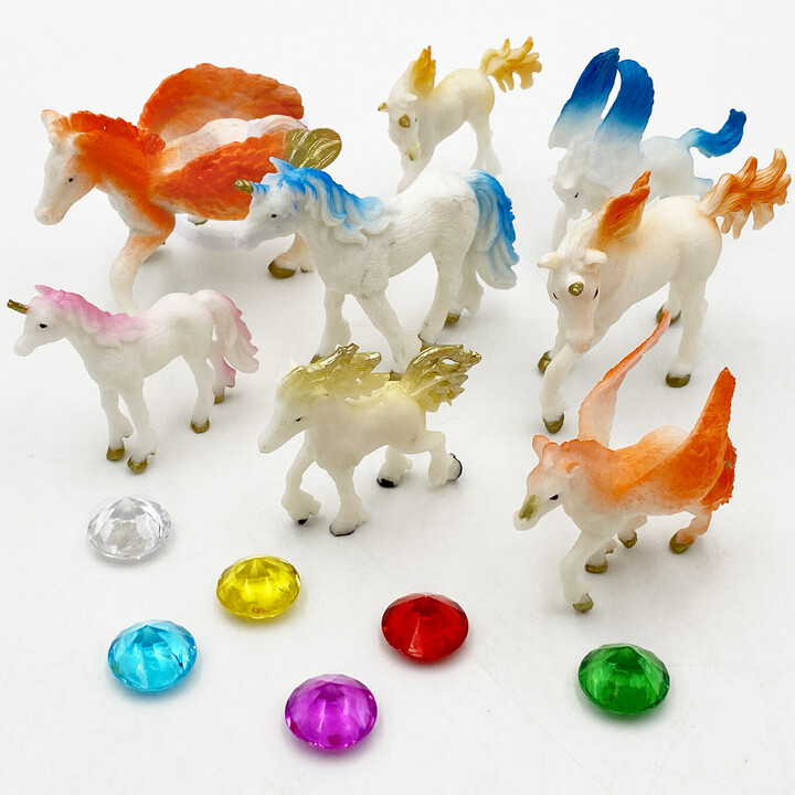 WOOPIE Set of Unicorn Figures 16 pcs.