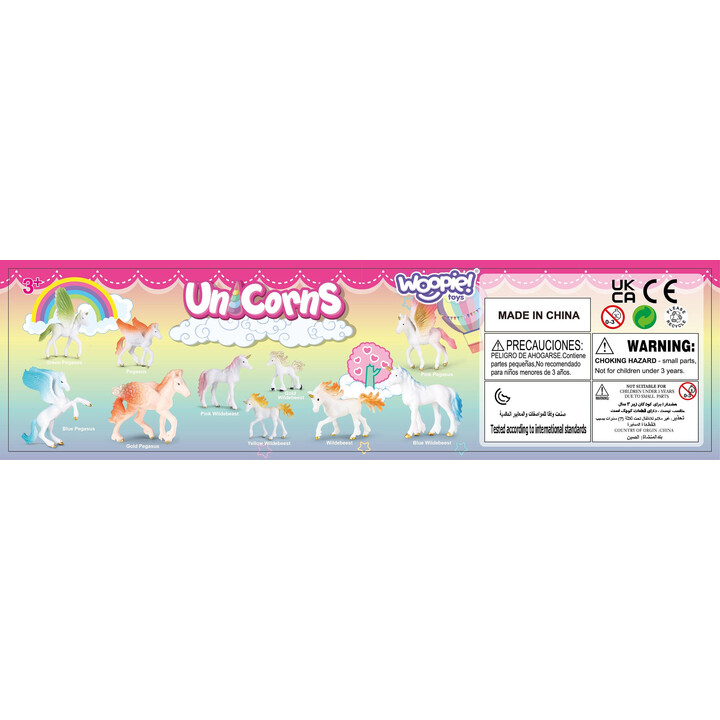 WOOPIE Set of Unicorn Figures 16 pcs.