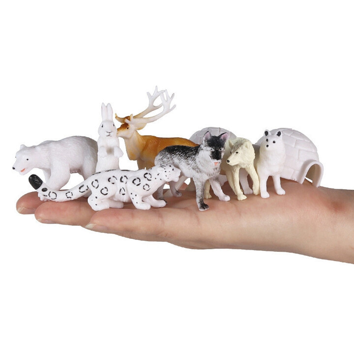 WOOPIE Arctic Animals Figures Set 16 pcs.